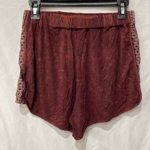 POL Soft Vintage Style Red/Rust Color Shorts